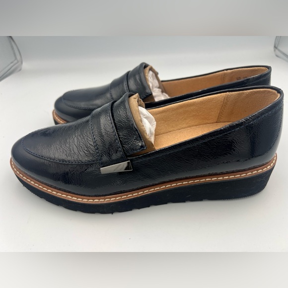 NATURALIZER Adline Navy/Black Patent Leather Loafer Women’s Size 8M NEW WITH BOX - Picture 8 of 15